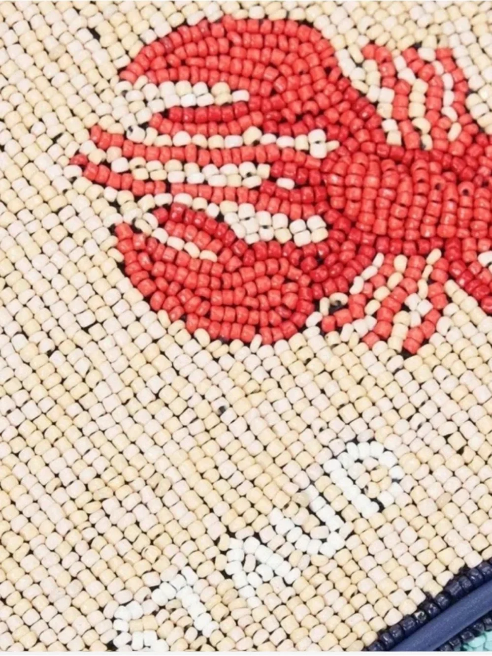 STAUD Tommy Under My Umbrella Beach Lobster Beaded Shoulder Bag NWT MORE PHOTOS - Picture 3 of 8